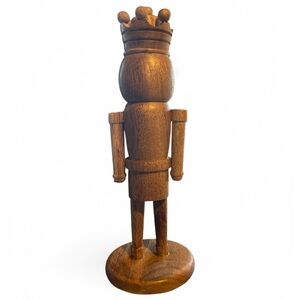 Solid Mango Wood Christmas Nutcracker Decor 14” by Holiday Style